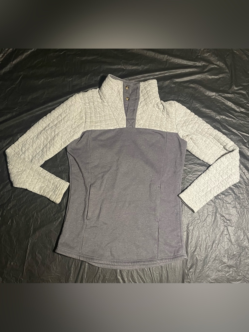 Columbia Two-Tone Women’s Mock Neck Pullover Quilted Top Size Medium
